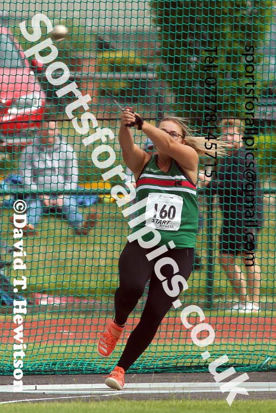 Womens hammer, 2021 Northern Senior and Under-20s Champs., Leigh. Photo: David T. Hewitson/Sports for All Pics